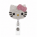 Hello Kitty Badge Reel (Regular Rhinestones)