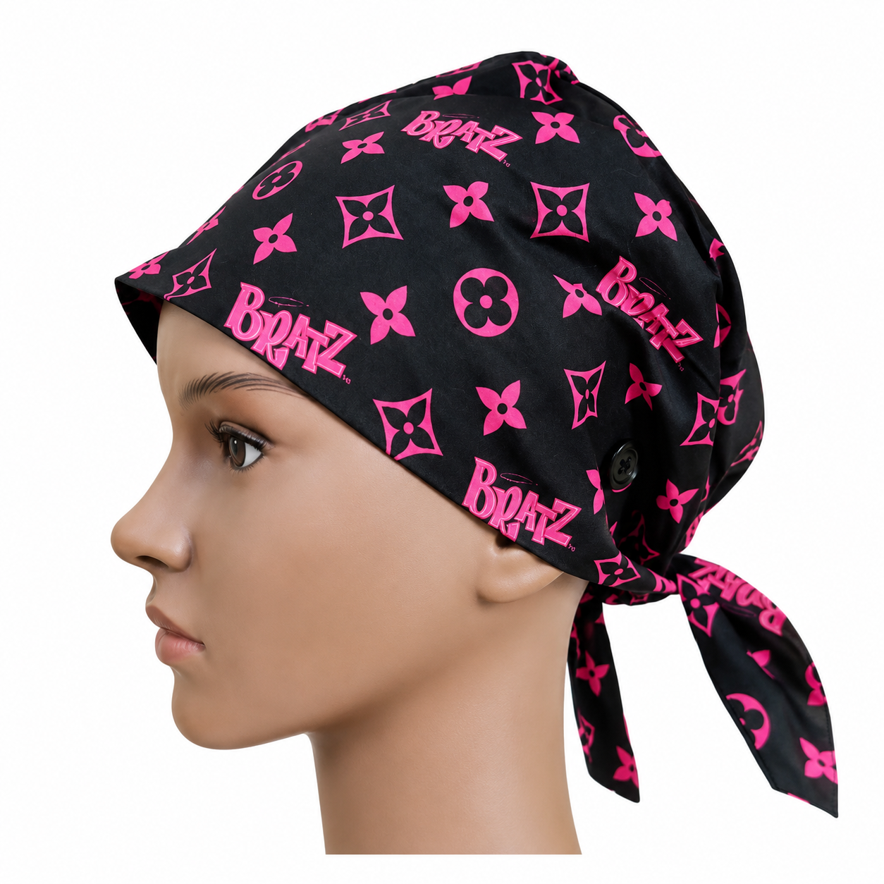LV Print Bratz Scrup Caps
